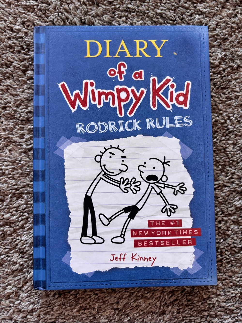 Diary Of A Whimpy Kid Book # 2 Roderick Rules hardback edition